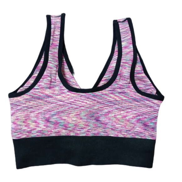 NWT Pink Electric Yoga Zipper Bra - Picture 3 of 3